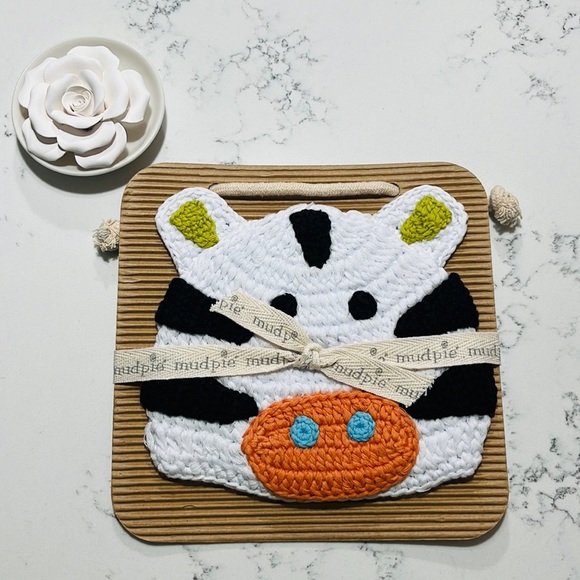 Mud Pie Infant’s Safari Crochet Zebra Hat - Picture 3 of 9